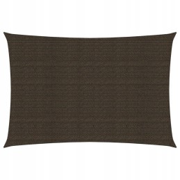 Vidaxl saulės burė 160 g m2 ruda 2x4 5 m hdpe