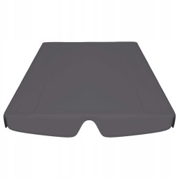 Stogas sodo sūpynėms antracitas 150/130x70/105cm