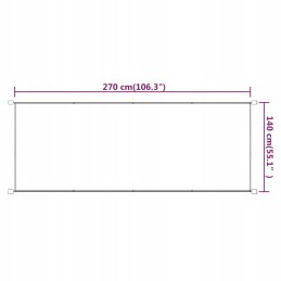 Vertikali markizė, mėlyna, 140x270 cm, oksfordo audinio