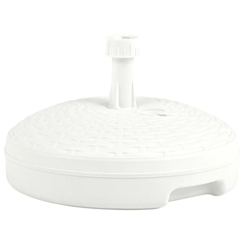 Skėčio pagrindas 20 l, baltas, plastikinis rotangas
