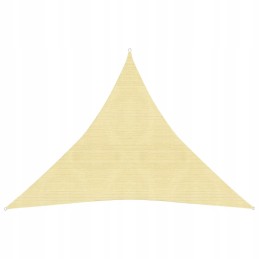 Apsauginė nuo saulės burė 160 g m2 smėlio spalvos 3x3x3 m HDPE