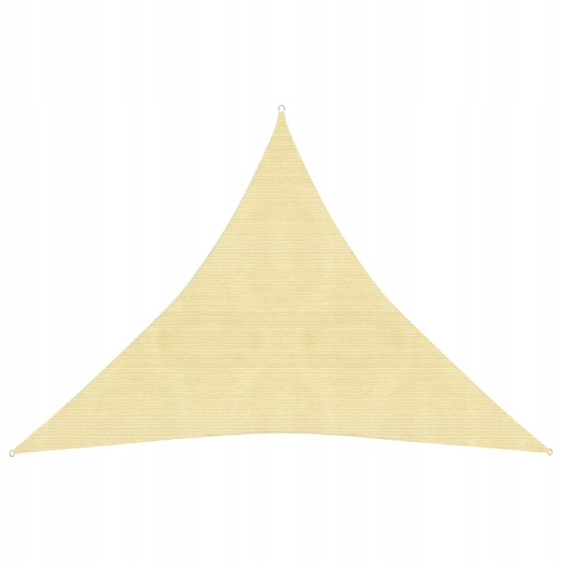 Apsauginė nuo saulės burė 160 g m2 smėlio spalvos 3x3x3 m HDPE