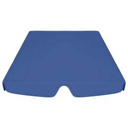 Sūpynių stogelis, mėlynas, 188x150x18 cm, PVC audinys