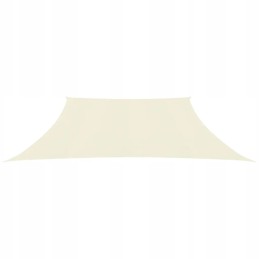HDPE šešėlinė burė, kreminė, 3/4 x 3 m