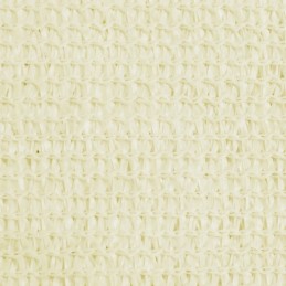 HDPE šešėlinė burė, kreminė, 3/4 x 3 m