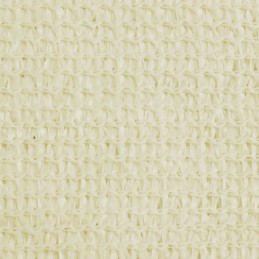 Vidaxl stačiakampė hdpe sodo burė 2x4 m kreminė