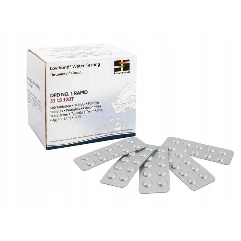 Nemokamos chloro testerio tabletės dpd1 x50