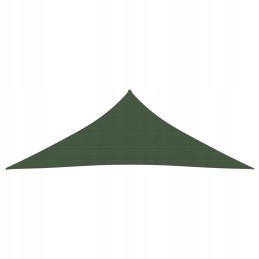 Vidaxl saulės burė 160 g m2 tamsiai žalia 4x4x4 m hdpe