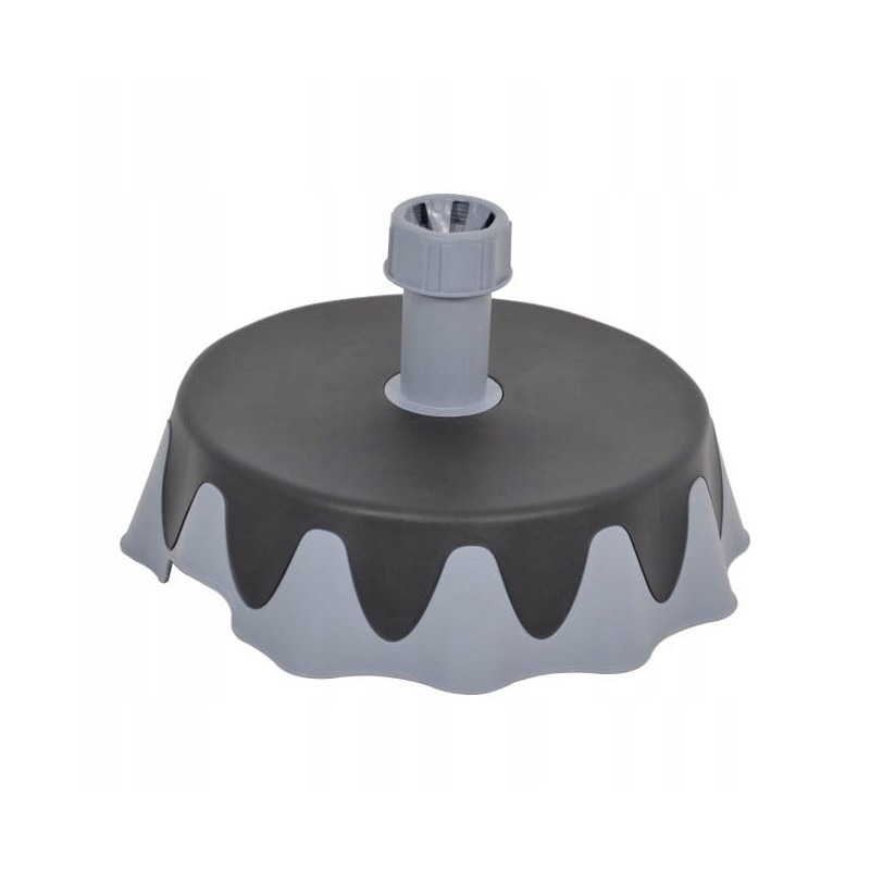 Pilkos ir juodos spalvos kepuraitės skėčio pagrindas