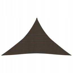 Apsauginė nuo saulės burė 160 g m2 ruda 3 5x3 5x4 9 m HDPE
