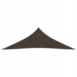 Apsauginė nuo saulės burė 160 g m2 ruda 3 5x3 5x4 9 m HDPE