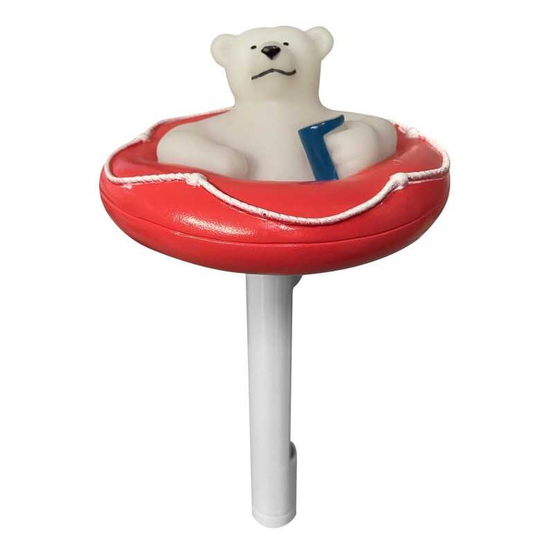 Baseino termometras baseino sūkurinei voniai plaukiojanti sūkurinė vonia baseinas SPA raudonas meškiukas