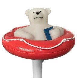 Baseino termometras baseino sūkurinei voniai plaukiojanti sūkurinė vonia baseinas SPA raudonas meškiukas