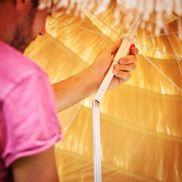 Havajietiškas pakreipiamas sodo skėtis, skersmuo 160cm