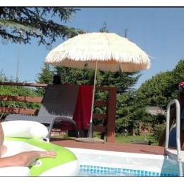 Havajietiškas pakreipiamas sodo skėtis, skersmuo 160cm