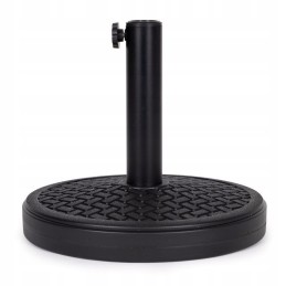 Garden umbrella stand base with a load capacity of 12 kg filled with aggregate
