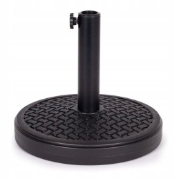 Garden umbrella stand base with a load capacity of 12 kg filled with aggregate