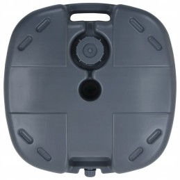 Skėčio pagrindas, pilkas, pripildytas smėlio/vandens