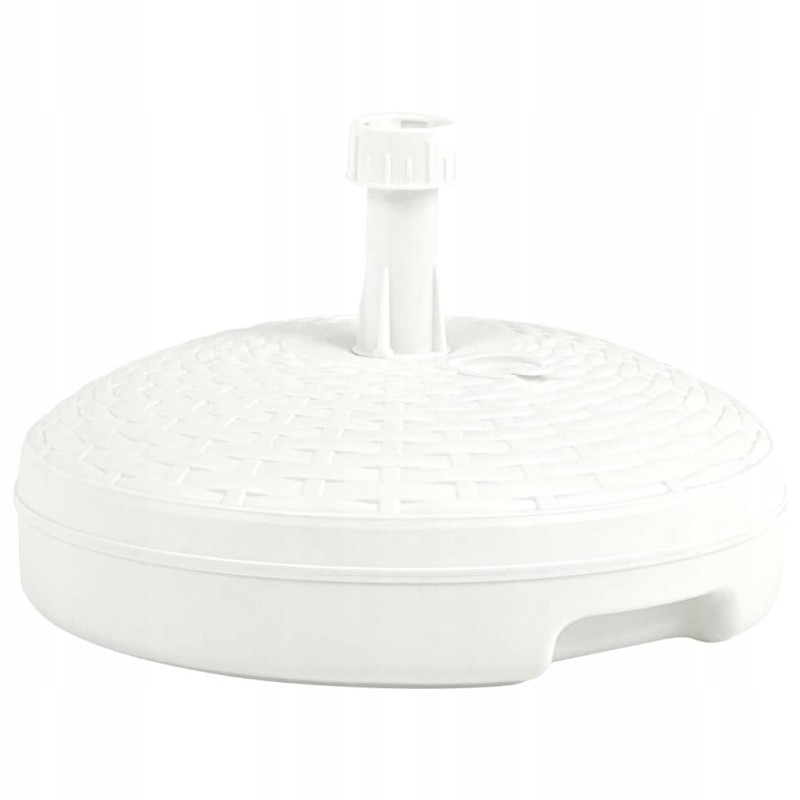 Skėčio pagrindas 20l, balto plastiko rotango