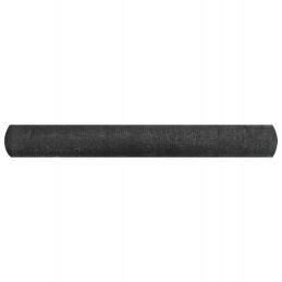 Vidaxl šešėlių tinklelis juodas 1x10 m HDPE 195 g m2