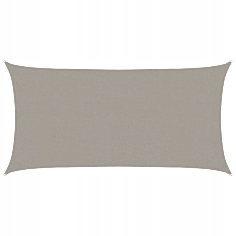 Šešėlinė burė 160g/m² šviesiai pilka 2x4m HDPE