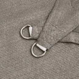 Šešėlinė burė 160g/m² šviesiai pilka 2x4m HDPE