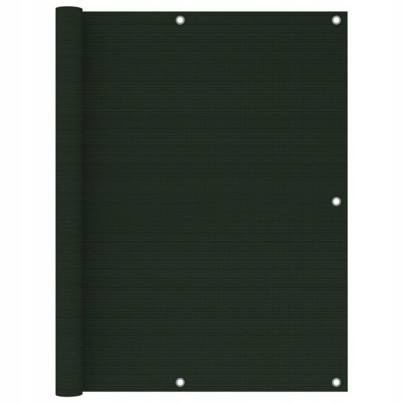 Balkono ekranas tamsiai žalias 120x300