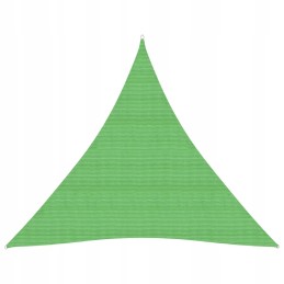 Vidaxl saulės burė 160 g m2 šviesiai žalia 4 5x4 5x4 5 m