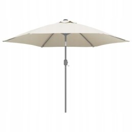 Pakaitinis sodo skėčio užvalkalas, smėlio baltas, 300 cm