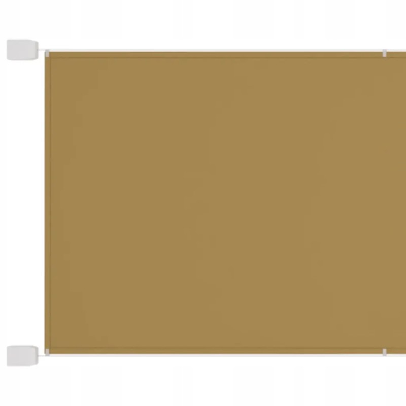 Balkono ekranas 100x360 cm smėlio spalvos oxford