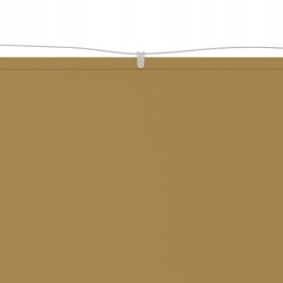 Balkono ekranas 100x360 cm smėlio spalvos oxford