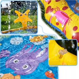Vandens kilimėlis, purkštuvas, fontanas, vandens užuolaida, dušo padėklas, 98 cm