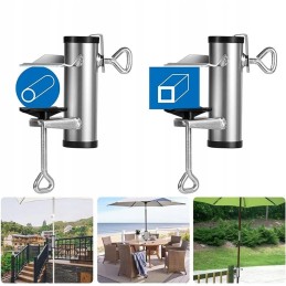 Sunshade mounting bracket for balcony, garden, fence, yard