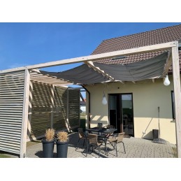 Pilnas metalinis surinkimo rinkinys, skirtas ištraukiamoms (valcuotoms) burėms