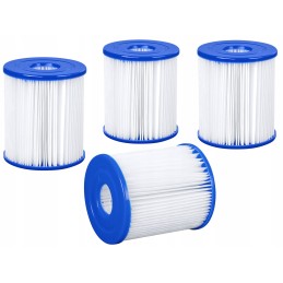 Bestway 4x filtras baseino siurbliui 1249 lh tipo ir 4 vnt