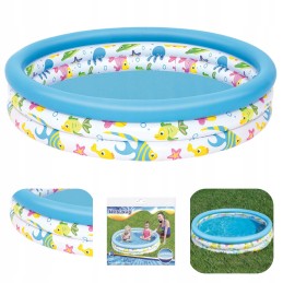 Bestway apvalus pripučiamas baseinas 122 x 122 cm