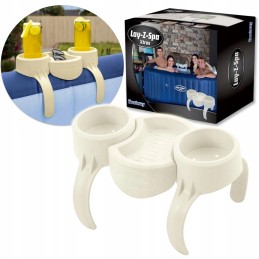 Polka Lay gėrimų laikiklis su SPA baseino sūkurinei voniai bestway 27 x 23 x 14 cm