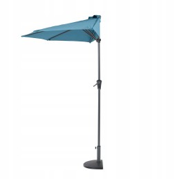 Pusiau apvalus balkono skėtis balkonui, pusiau skėtis 250 cm, turkis