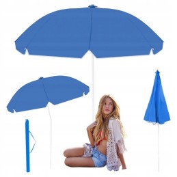 Didelis sodo paplūdimio skėtis, 240 cm, užvalkalas