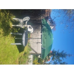 Didelis sodo paplūdimio skėtis, 240 cm, užvalkalas