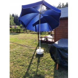 Didelis sodo paplūdimio skėtis, 240 cm, užvalkalas