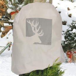 Apsauginis gobtuvas pagamintas iš neaustinių elnio ragų