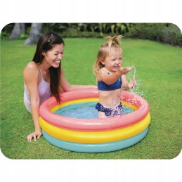 Pripučiamas dušo padėklas 3 spalvų 86 x 25 cm intex 58924