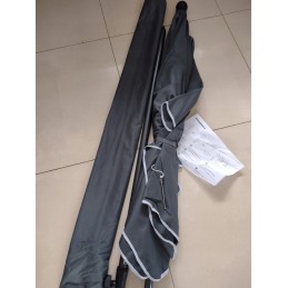 Songmics skėtis nuo saulės, stačiakampis, UV apsauga iki UPF 50+, krepšys, su PA danga, sodui, terasai, balkonui, be stovo