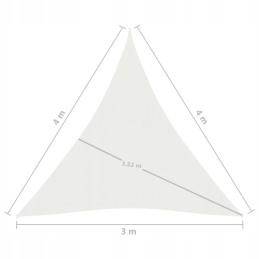 HDPE atspalvio burė, 3x4x4m, balta