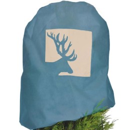 Apsauginis gobtuvas pagamintas iš neaustinių elnio ragų