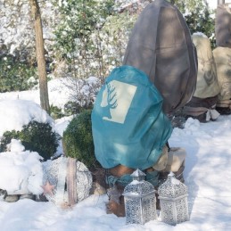 Apsauginis gobtuvas pagamintas iš neaustinių elnio ragų