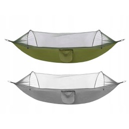 Išgyvenimo turistinis hamakas, tinklelis nuo uodų, piknikas, didelis, patogus kelionei