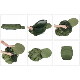 Išgyvenimo turistinis hamakas, tinklelis nuo uodų, piknikas, didelis, patogus kelionei