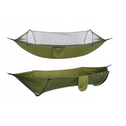 Išgyvenimo turistinis hamakas, tinklelis nuo uodų, piknikas, didelis, patogus kelionei